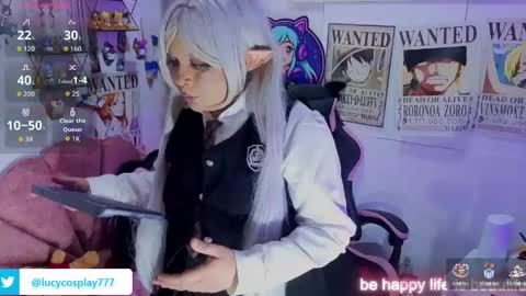 Snapshot of 777lucycosplay chatting on May 26, 2026, 1:23 am Lucycosplay777 online show from May 26, 2026, 1:23 am