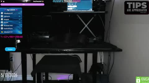 Snapshot of _olivia1_ chatting on May 17, 2026, 5:53 pm Olivia online show from May 17, 2026, 5:53 pm