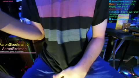 Aaron Skeetman online show from January 1, 2025, 12:55 pm