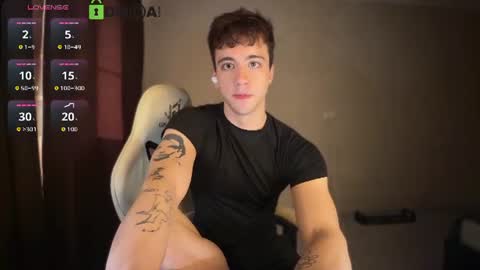 Snapshot of adampolerno chatting on July 1, 2026, 3:56 pm Hi Im Adam Glad to see u here 3 And its my first day online show from July 1, 2026, 3:56 pm
