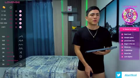 Snapshot of alan_nd_kevin chatting on January 21, 2025, 11:35 am Alan  Kevin can we reach 100 thumbs up please guys  online show from January 21, 2025, 11:35 am