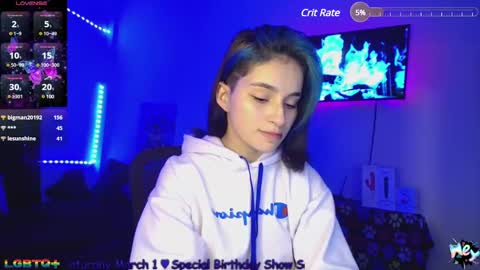 Snapshot of alejabeltran chatting on February 25, 2025, 12:36 am Aleja online show from February 25, 2025, 12:36 am