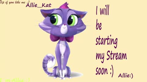 Snapshot of allie__kat chatting on July 3, 2026, 2:34 pm Allie online show from July 3, 2026, 2:34 pm