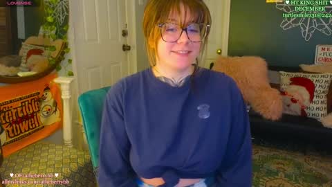 Snapshot of allieberrybb chatting on December 9, 2024, 1:45 pm bb online show from December 9, 2024, 1:45 pm