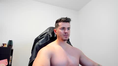 Snapshot of alphagodleatherking92 chatting on January 13, 2025, 10:14 am LeatherMaster online show from January 13, 2025, 10:14 am