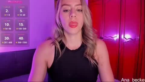 Snapshot of ana_becker1 chatting on January 29, 2025, 10:05 am Ana online show from January 29, 2025, 10:05 am