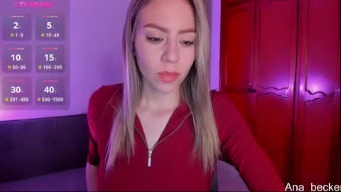 Snapshot of ana_becker1 chatting on February 9, 2025, 3:53 am Ana online show from February 9, 2025, 3:53 am