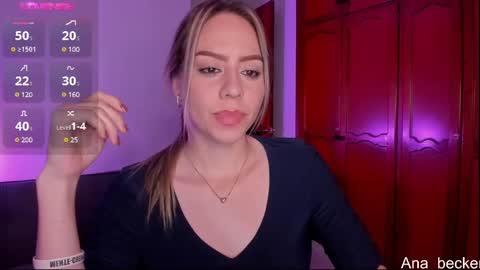 Snapshot of ana_becker1 chatting on February 18, 2025, 7:10 am Ana online show from February 18, 2025, 7:10 am