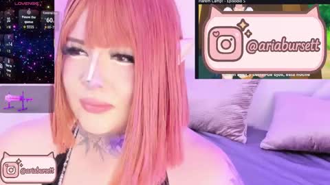 Snapshot of aria_bursett chatting on October 18, 2025, 4:41 pm Aria online show from October 18, 2025, 4:41 pm
