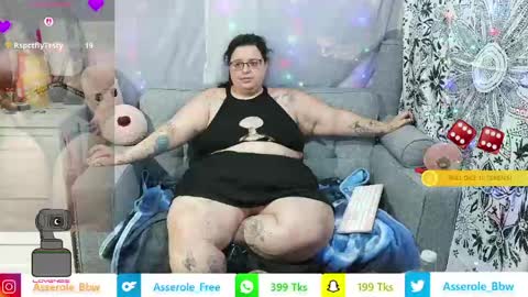 Snapshot of asserolee chatting on April 23, 2026, 12:40 pm Cassie online show from April 23, 2026, 12:40 pm