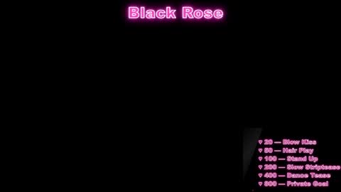 blackroseonee online show from May 4, 2026, 1:51 pm