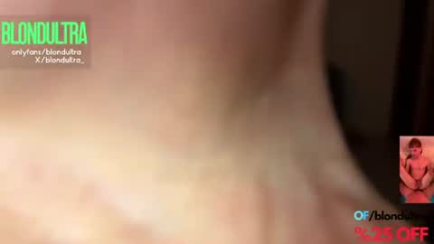 Snapshot of blondultra chatting on July 11, 2026, 5:59 pm blondultra online show from July 11, 2026, 5:59 pm