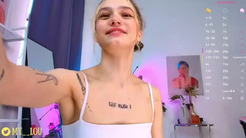 Snapshot of breeding_material chatting on May 13, 2026, 3:20 pm Ashley Dolce and Lou online show from May 13, 2026, 3:20 pm