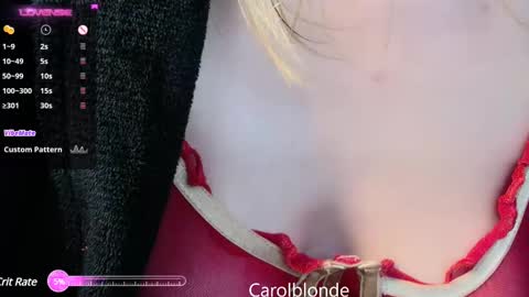 Snapshot of carolblonde chatting on March 1, 2025, 4:15 am Char online show from March 1, 2025, 4:15 am