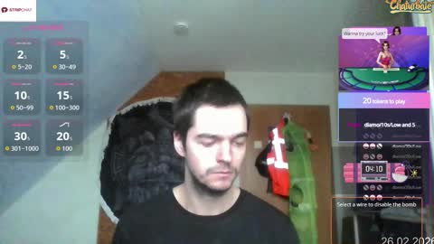 chrisjung301160 online show from February 26, 2026, 7:40 am