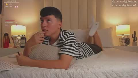 Snapshot of cody_johnsonn_ chatting on June 14, 2026, 10:45 pm CODY online show from June 14, 2026, 10:45 pm