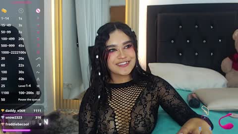 Coraline connected from 10 pm to 6 am Colombia time online show from December 5, 2024, 3:50 pm