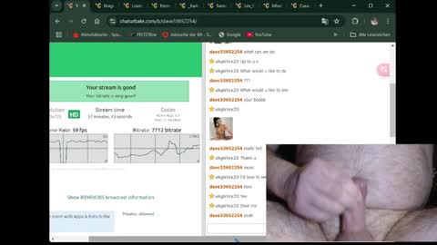 dave33652254 online show from March 4, 2025, 5:45 pm