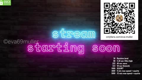 Snapshot of eva69muller chatting on December 17, 2024, 7:26 pm Eva next show 8pm CEST AMST online show from December 17, 2024, 7:26 pm