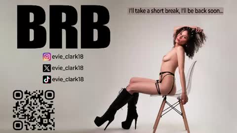Snapshot of evie_clark_ chatting on June 25, 2026, 5:12 am My name is Evie nice to meet you really get to know me better private is open online show from June 25, 2026, 5:12 am