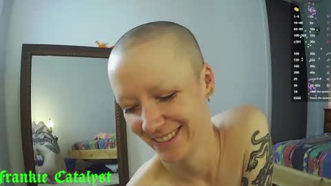 Snapshot of frankiecatalyst chatting on July 15, 2026, 12:32 pm Frankie Catalyst online show from July 15, 2026, 12:32 pm