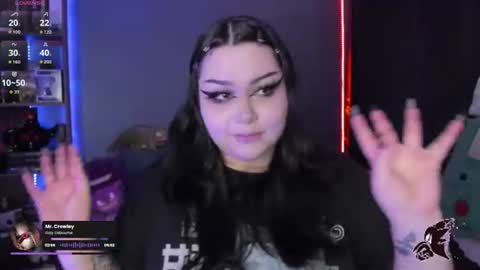 Snapshot of goth_stein chatting on June 23, 2026, 12:30 am Engel Please help me to reach 50 thumbs up online show from June 23, 2026, 12:30 am