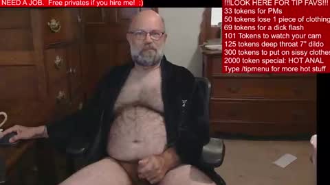 HairyDaddyBear69 online show from July 29, 2026, 11:30 am