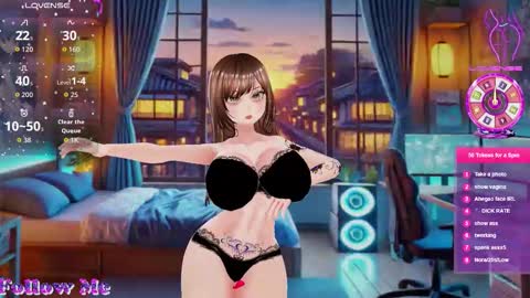 Snapshot of hanaedamgirl chatting on February 6, 2026, 11:19 pm Hanae online show from February 6, 2026, 11:19 pm