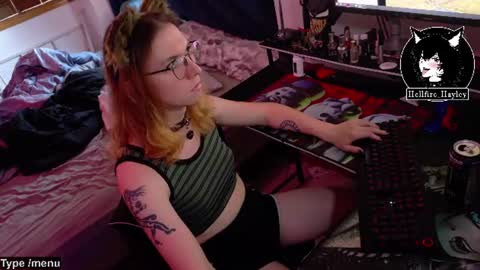 Snapshot of hellfire_girl chatting on July 12, 2026, 12:12 am Hayley online show from July 12, 2026, 12:12 am