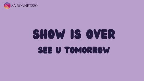 Isa online show from February 24, 2025, 5:33 am