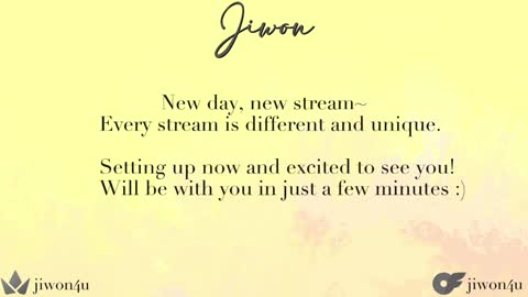 Jiwon online show from December 25, 2024, 6:41 am