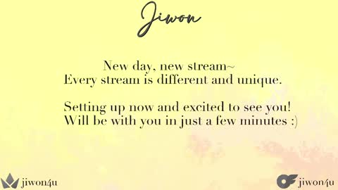 Jiwon online show from March 1, 2025, 7:51 am