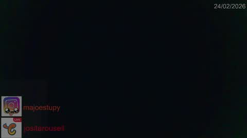 Josita rousell INSTAGRAM  majoestupy  online show from February 26, 2026, 11:04 pm