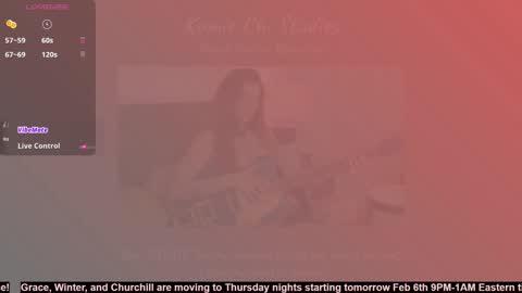 Snapshot of kamir_chi chatting on February 6, 2025, 2:33 am Grace 25 and UNSEEN FEMALE MYSTERY GUEST 19 online show from February 6, 2025, 2:33 am