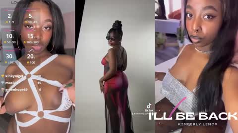 Snapshot of kimberlylenox chatting on December 24, 2024, 12:22 am Queen Kim online show from December 24, 2024, 12:22 am