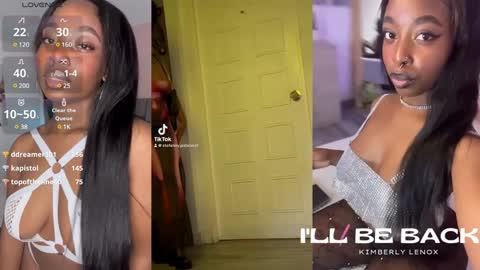 Snapshot of kimberlylenox chatting on January 7, 2025, 5:01 am Queen Kim online show from January 7, 2025, 5:01 am