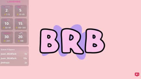 Lady  online show from January 27, 2025, 11:00 pm