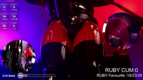 Latex Ruby online show from April 14, 2026, 2:17 am