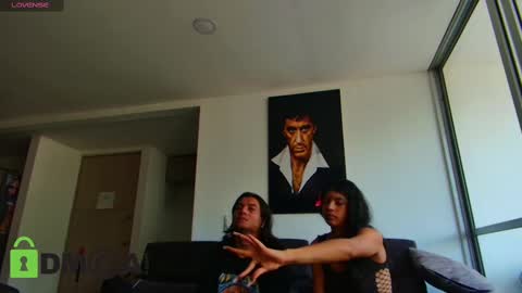 Snapshot of latin_couple77 chatting on February 10, 2025, 3:32 pm Sara y Andy online show from February 10, 2025, 3:32 pm