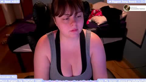 LavenderMei online show from April 3, 2026, 4:05 pm