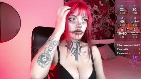 Snapshot of lilithmadness chatting on January 9, 2025, 6:27 am Lilith online show from January 9, 2025, 6:27 am