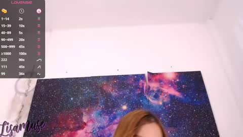 Lisamuse online show from March 12, 2025, 9:45 pm