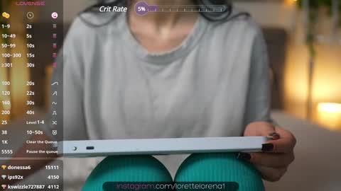 Snapshot of lorettelorenaa chatting on December 30, 2024, 7:53 pm LoretteLorena online show from December 30, 2024, 7:53 pm