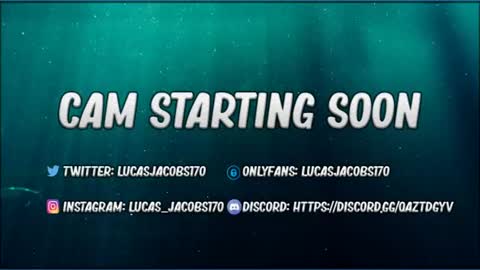 LucasJacobs online show from August 8, 2026, 2:57 am