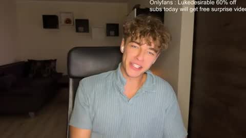 Snapshot of lukedesirable chatting on July 21, 2026, 7:38 pm lukedesirable online show from July 21, 2026, 7:38 pm