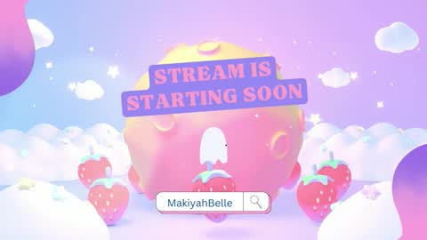 MakiyahBelle online show from March 23, 2026, 5:55 am