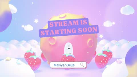 MakiyahBelle online show from April 22, 2026, 11:01 am