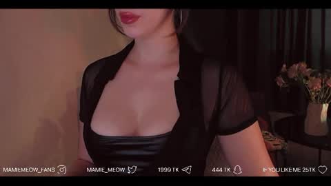 Snapshot of mamiemeow chatting on July 1, 2026, 11:56 am Your Miss Alice online show from July 1, 2026, 11:56 am