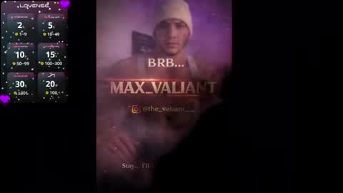 Snapshot of max_valiant1 chatting on July 12, 2026, 11:01 am max_valiant1 online show from July 12, 2026, 11:01 am