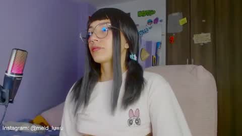 Snapshot of mel_dahlia chatting on May 16, 2026, 11:14 pm Melissa - - Please help me to reach 100 thumbs up online show from May 16, 2026, 11:14 pm